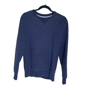J.Crew Navy ‘Vintage Fleece’ Crewneck Sweatshirt Sz Sm